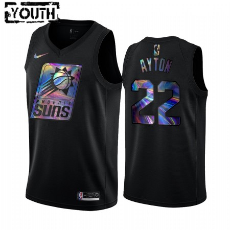 Maillot Basket Phoenix Suns Deandre Ayton 22 Iridescent HWC Collection Swingman - Enfant